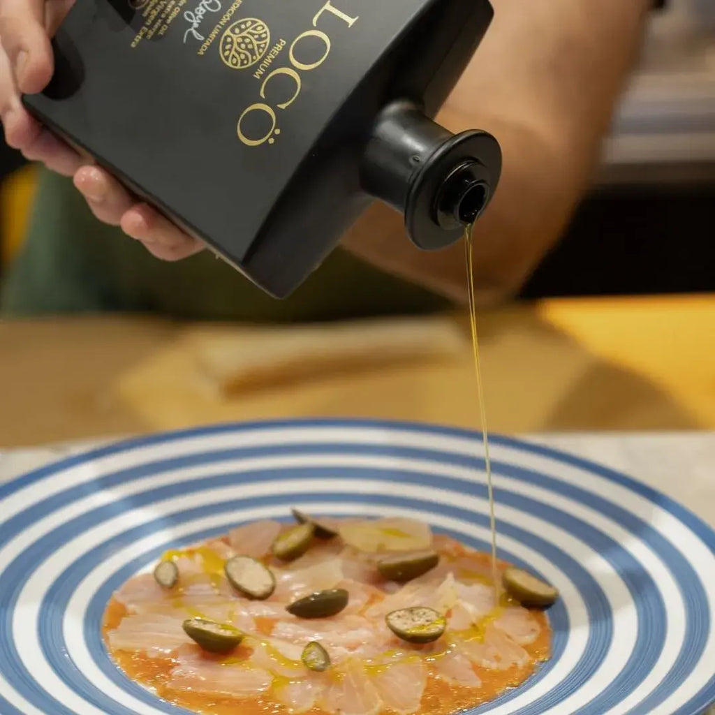 Carpaccio de bacalao
