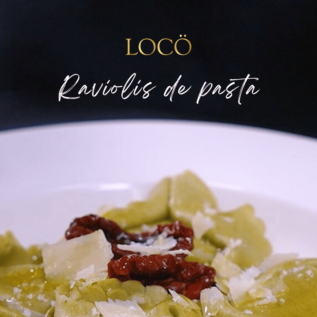 Raviolis de pasta fresca - Una receta gourmet de LOCÖ - Aceite LOCÖ