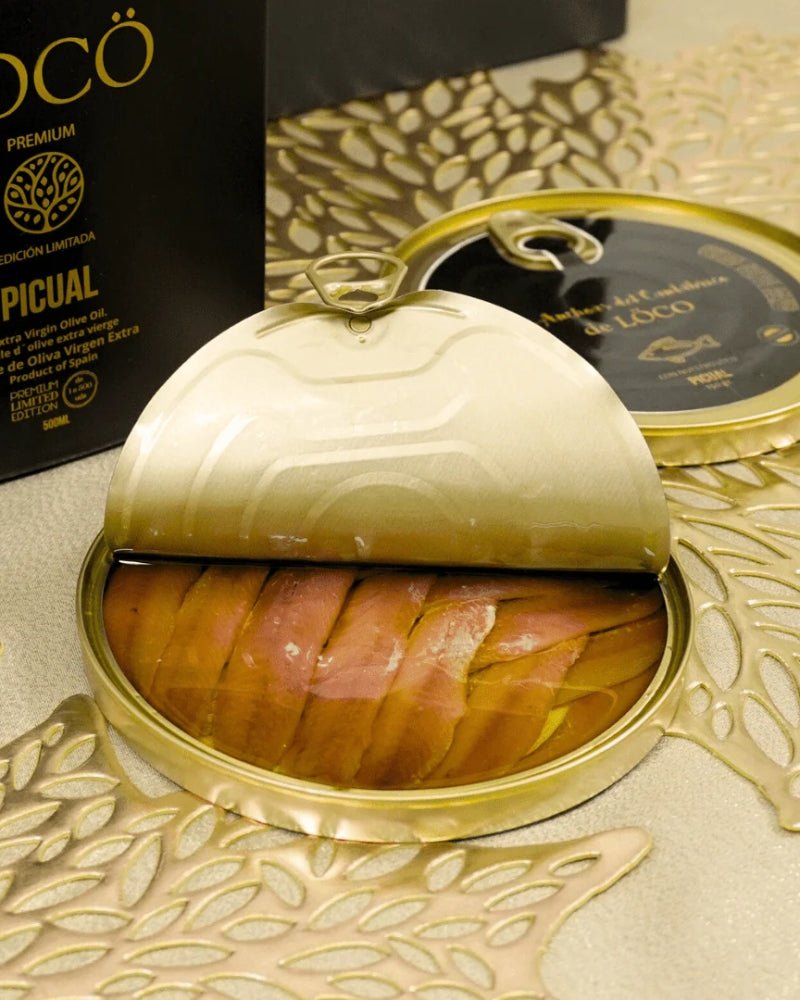 Lata de anchoas del Cantábrico de LOCÖ - 150 gr - Aceite LOCÖ