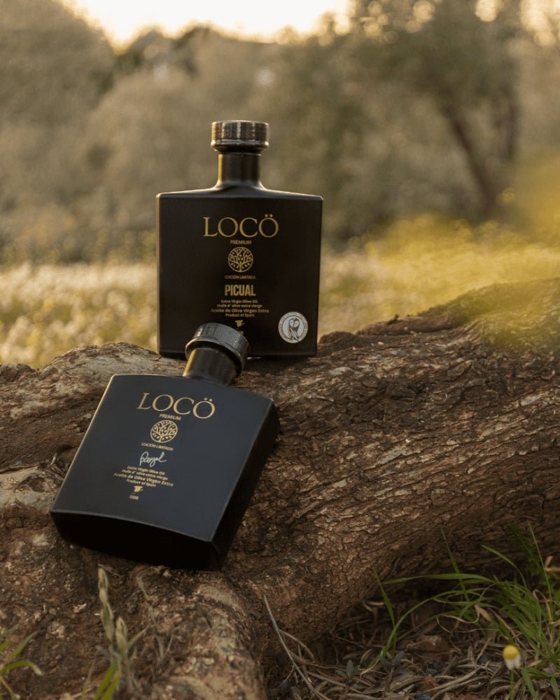 Pack VARIETAL 6 Botellas AOVE LOCÖ PREMIUM - Royal 500ml (3) + Picual 500ml (3) - Cosecha 24 - 25 - Aceite LOCÖ