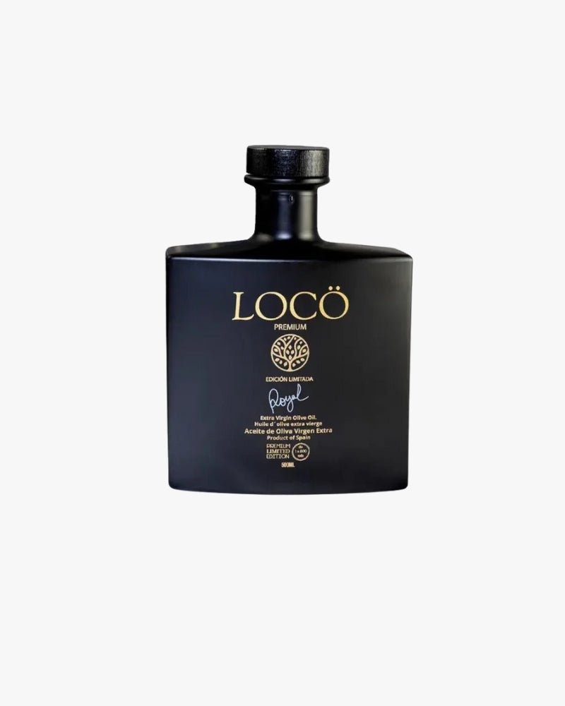 Pack VARIETAL 6 Botellas AOVE LOCÖ PREMIUM - Royal 500ml (3) + Picual 500ml (3) - Cosecha 24 - 25 - Aceite LOCÖ