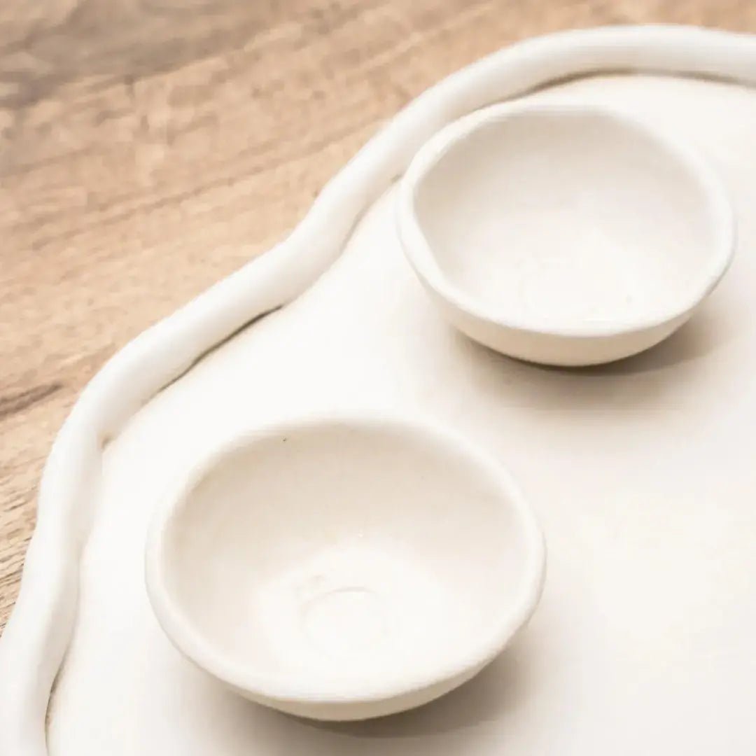 Set bandeja plana con 3 bowls LOCÖ - Aceite LOCÖ