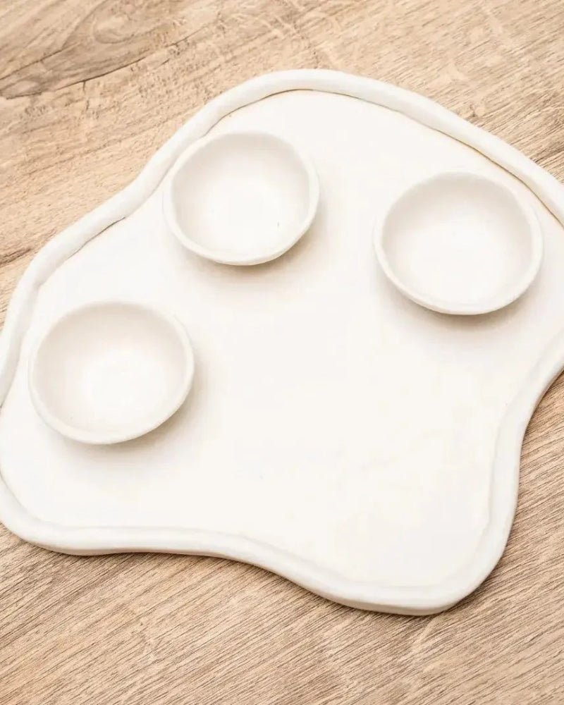 Set bandeja plana con 3 bowls LOCÖ - Aceite LOCÖ