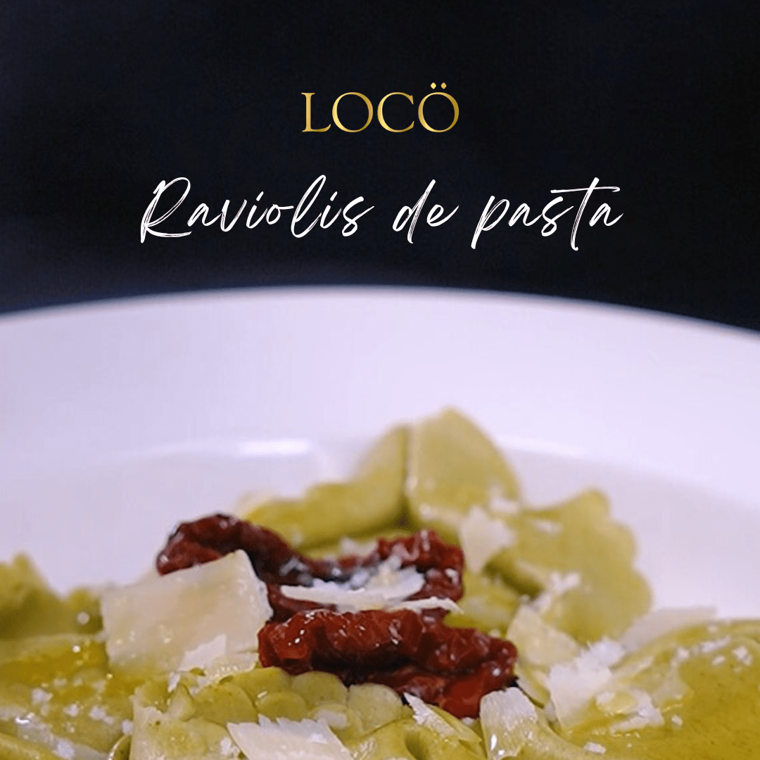 Raviolis de pasta fresca -  Una receta gourmet de LOCÖ - Aceite LOCÖ