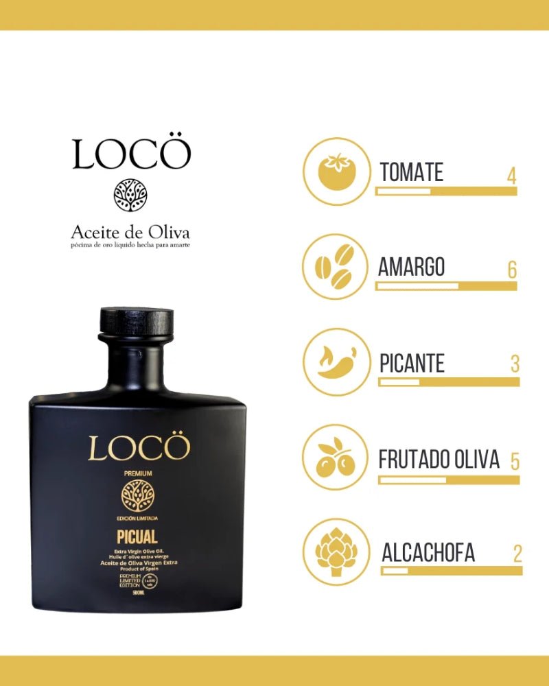 AOVE LOCÖ - Premium Picual 500ml - Cosecha 24 - 25 - Aceite LOCÖ