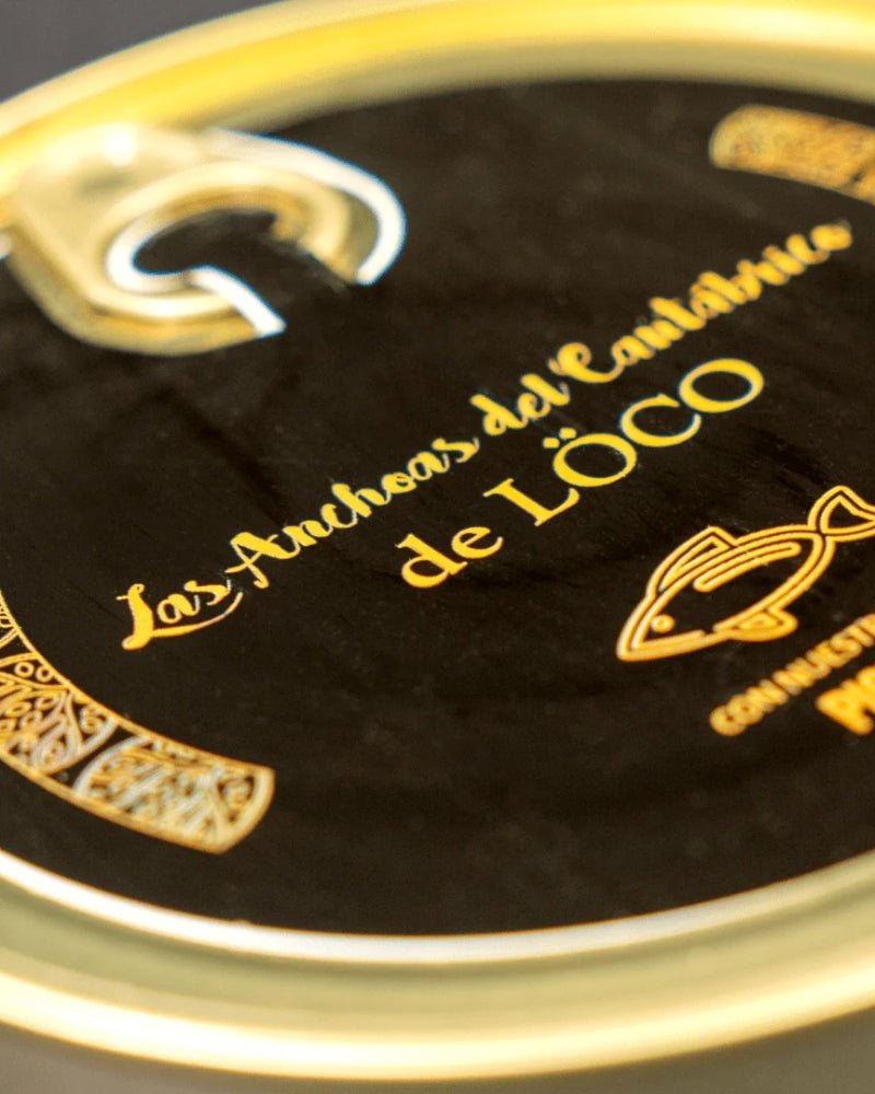 Lata de anchoas del Cantábrico de LOCÖ - 150 gr - Aceite LOCÖ