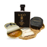 PACK MARIDAJE GOURMET: AOVE LOCÖ ROYAL+ LAS ANCHOAS del CANTÁBRICO de LOCÖ+ EL HECHIZO DE CABRA DE LOCÖ - Aceite LOCÖ