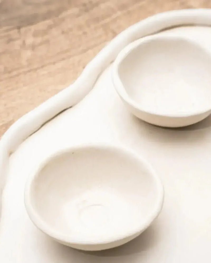 Set bandeja plana con 3 bowls LOCÖ - Aceite LOCÖ