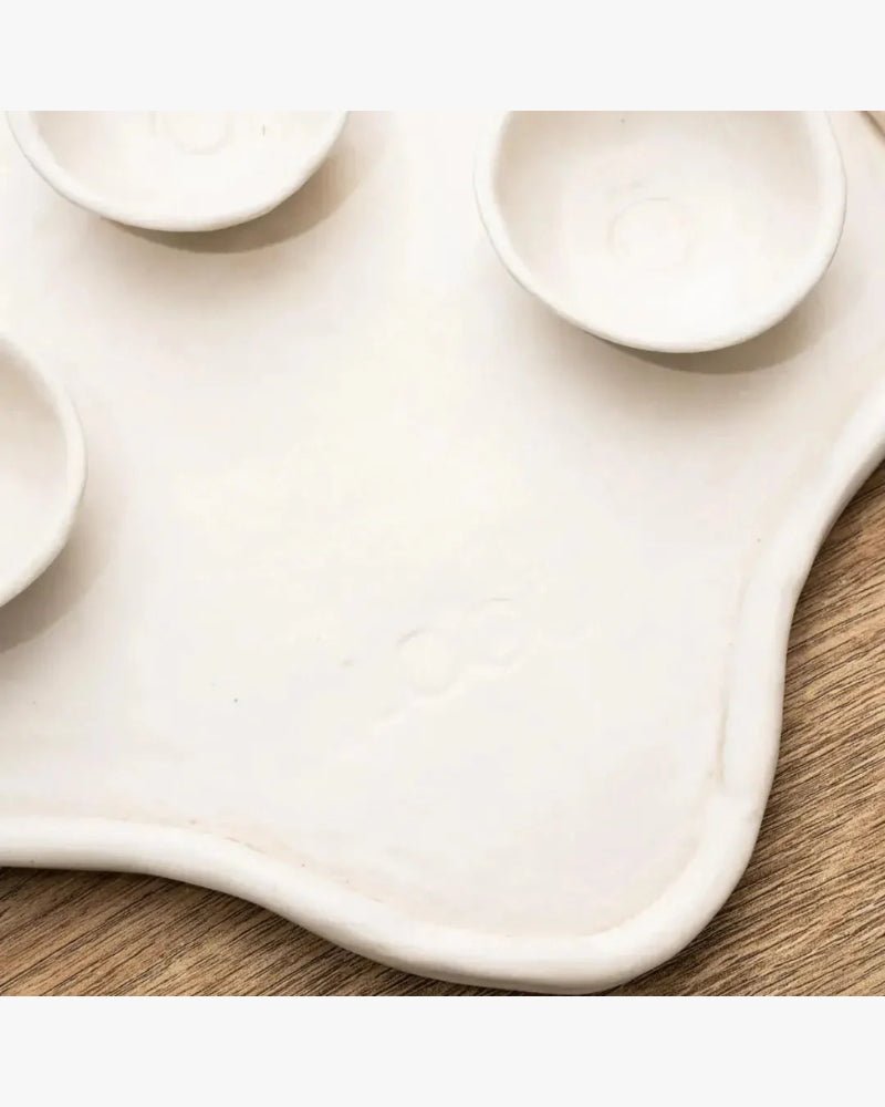 Set bandeja plana con 3 bowls LOCÖ - Aceite LOCÖ