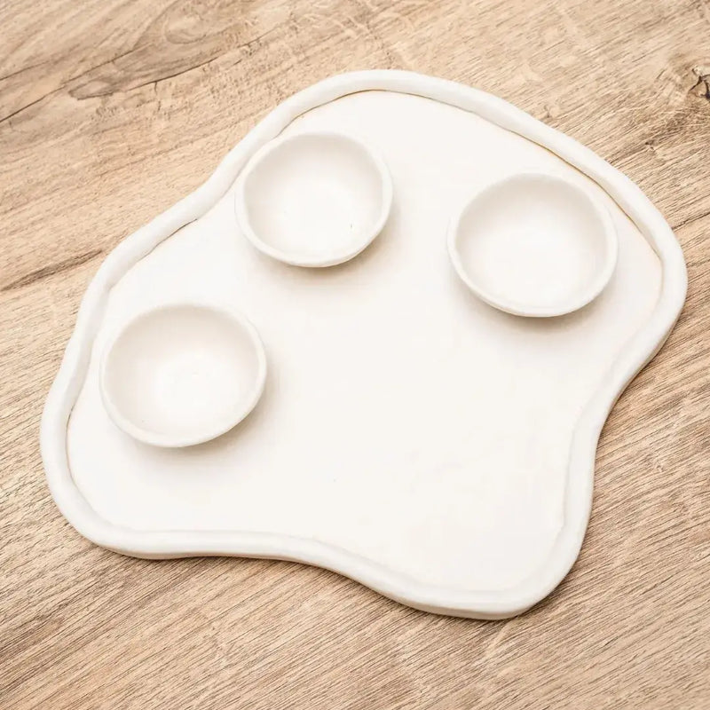 set bandeja con tres cuencos 